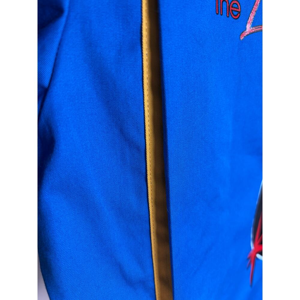 Hilton Bowling Retro Shirt Blue Gold "Brenda" Lung Restless Team S NWOT - Picture 6 of 8